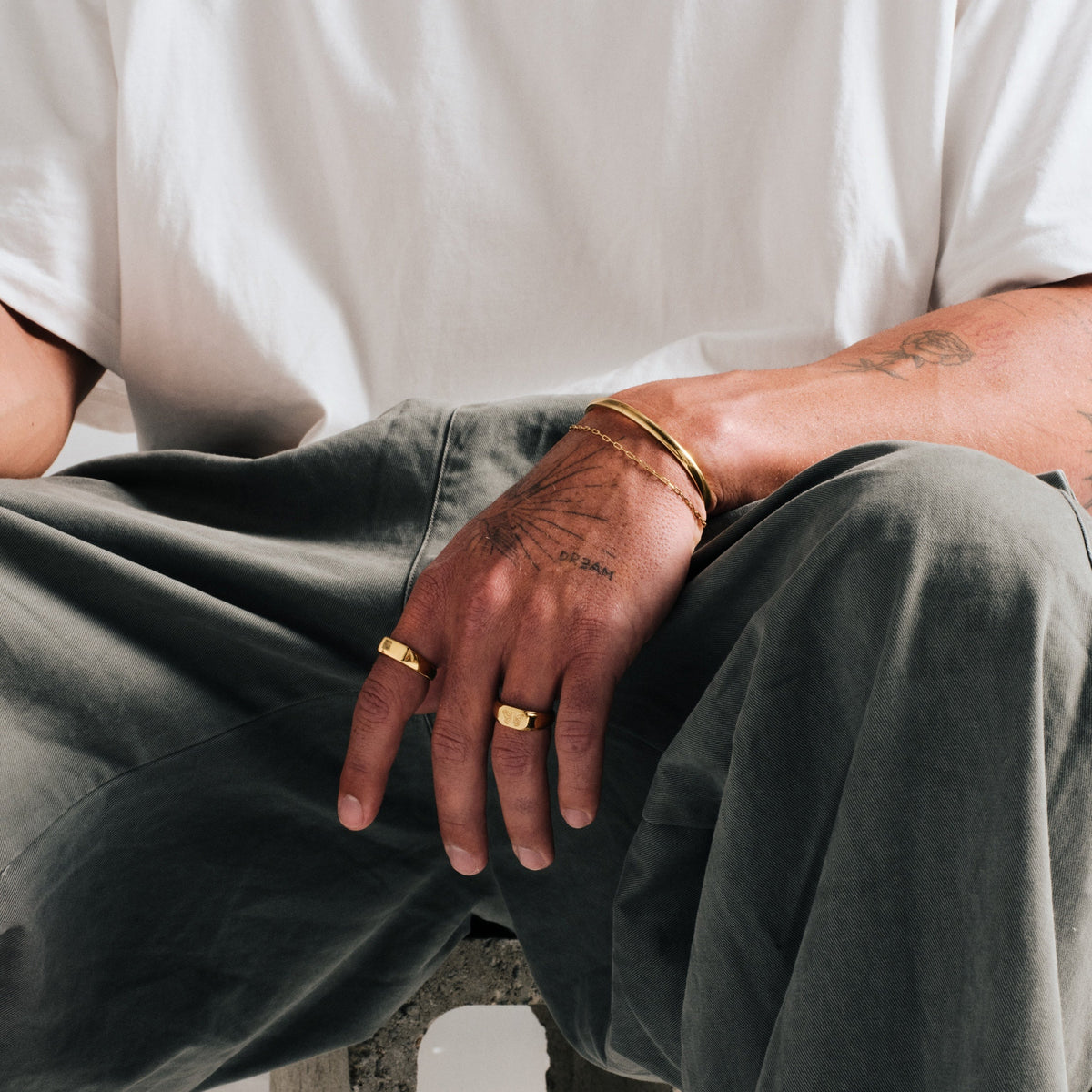 SLIM LINK BRACELET | GOLD