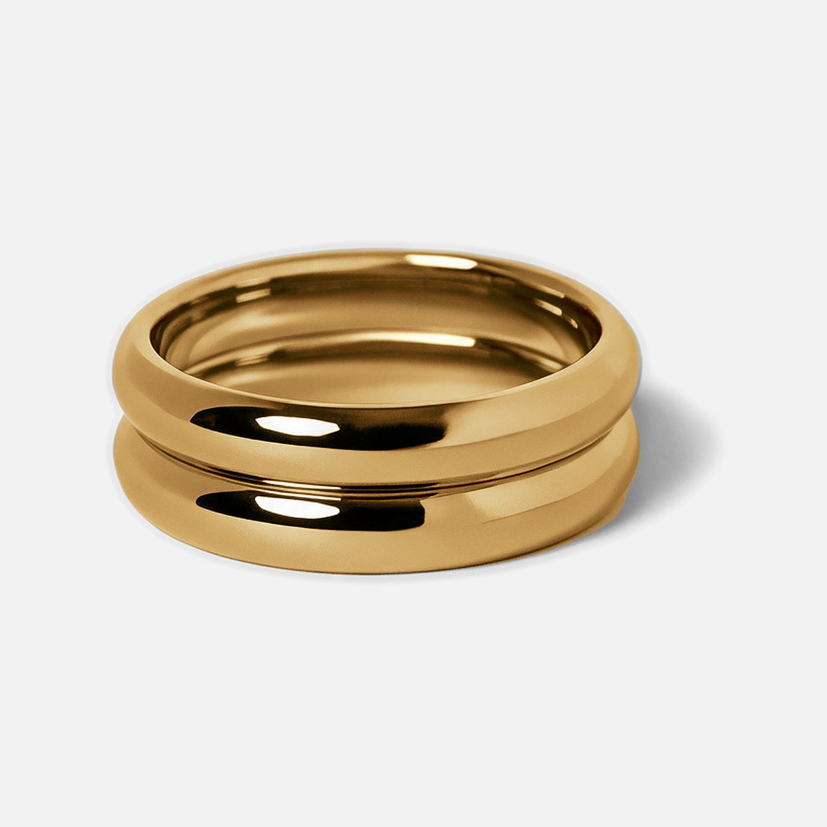 STACKER RINGS stainless steel gold