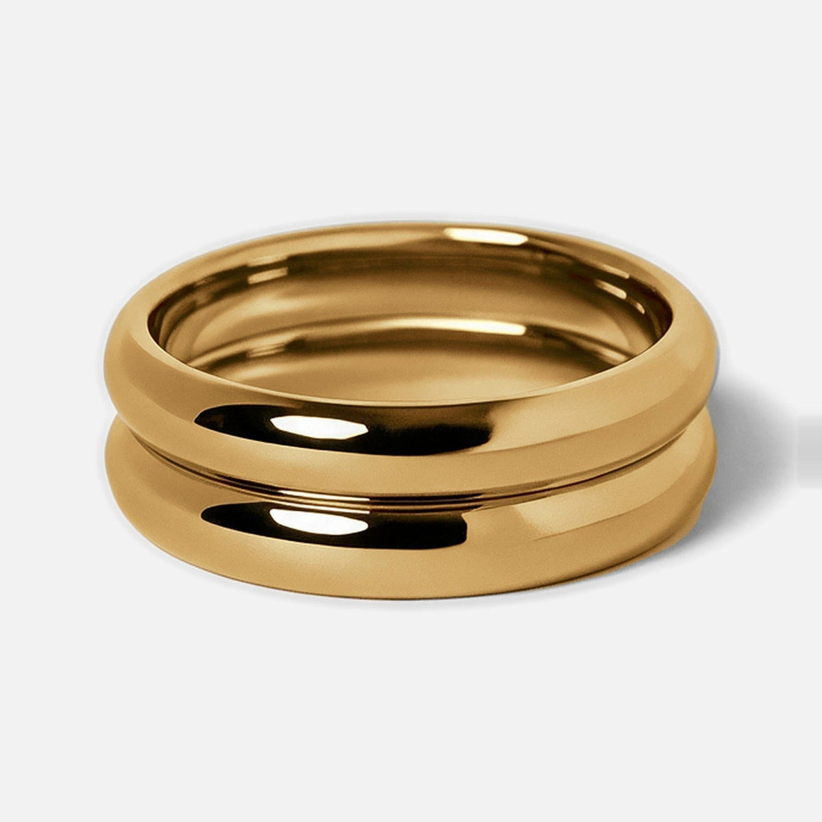 STACKER RINGS stainless steel gold