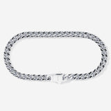 A stainless steel men's thick bracelet from Australian jewellery brand Billie Jo, featuring a casual everyday style with a secure clasp.