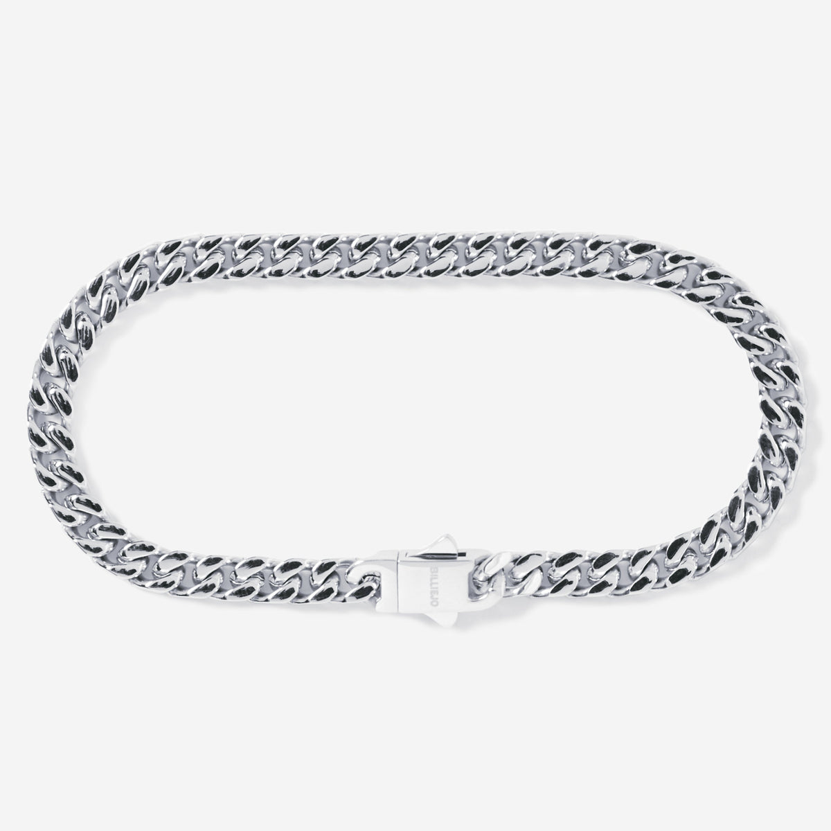 A stainless steel men's thick bracelet from Australian jewellery brand Billie Jo, featuring a casual everyday style with a secure clasp.
