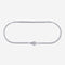 A silver stainless steel men's slim curb chain bracelet from Australian jewellery brand Billie Jo, the perfect waterproof and sweat proof everyday bracelet and an ideal gift for men who love low maintenance jewellery