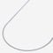 A silver stainless steel men's slim curb chain necklace from Australian jewellery brand Billie Jo, the perfect waterproof and sweat proof everyday bracelet and an ideal gift for men who love low maintenance jewellery