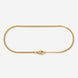A gold stainless steel men's slim curb chain bracelet from Australian jewellery brand Billie Jo, the perfect waterproof and sweat proof everyday bracelet and an ideal gift for men who love low maintenance jewellery