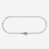 A stainless steel men's slim link chain bracelet from Australian jewellery brand Billie Jo, featuring a durable waterproof and sweat proof finish, designed for everyday wear and presented as the perfect gift for him.