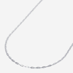 A stainless steel men's slim link chain necklace from Australian jewellery brand Billie Jo, featuring a durable waterproof and sweat proof finish, designed for everyday wear and presented as the perfect gift for him.