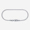 A stainless steel men's rope chain necklace from Australian jewellery brand Billie Jo, featuring a twisted link design in a silver tone finish.