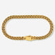 A gold stainless steel men's thick bracelet from Australian jewellery brand Billie Jo, featuring a casual everyday style with a secure clasp.