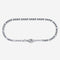 A stainless steel men's slim  figaro chain bracelet from Australian jewellery brand Billie Jo, featuring a thick bold alternating link design in a polished silver tone finish, perfect for everyday wear.