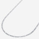 A waterproof silver stainless steel men's figaro chain necklace from Australian jewellery brand Billie Jo, featuring a thick bold alternating link design built to resist tarnish and everyday wear.