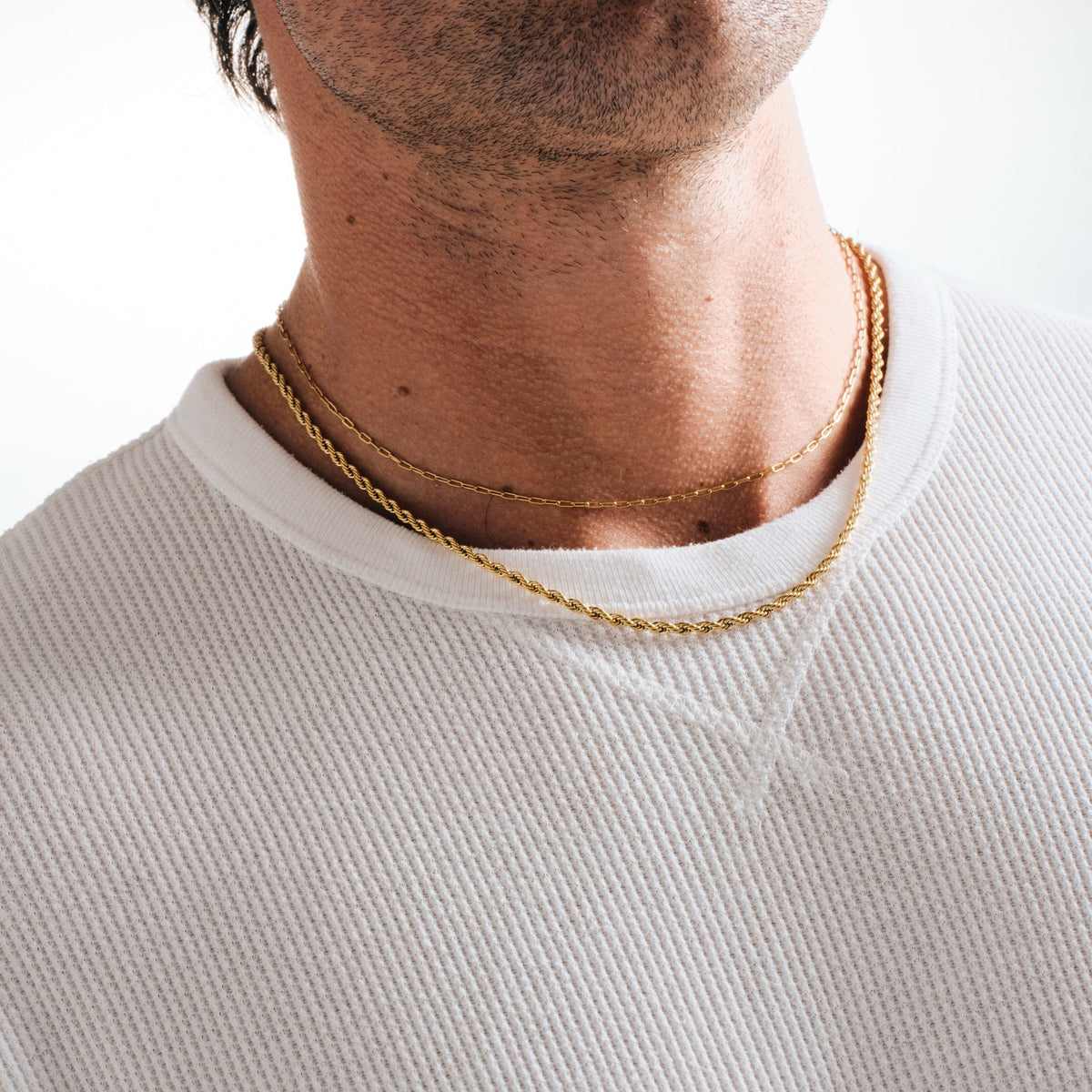 SLIM LINK NECKLACE | GOLD