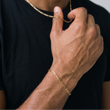 SLIM FIGARO BRACELET | GOLD