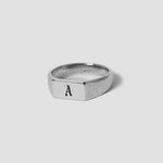 Initial Genesis Ring engraving letters A to Z