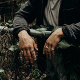 Lunar Ring - Men's Sterling Silver Jewellery by Billie Jo